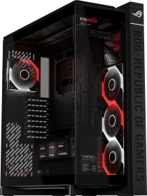 ASUS ROG Cronox GR801 Curve TG ARGB Black, Glasfenster