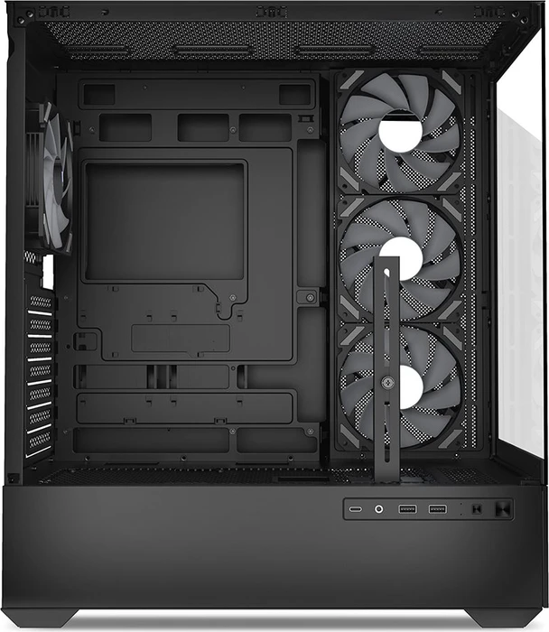 Sharkoon AK6 RGB Black, Glasfenster