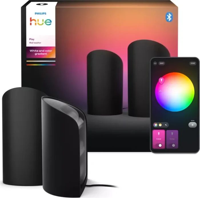Philips Hue Play Wallwasher schwarz, 2 Stück