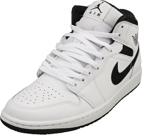 Nike Air Jordan 1 Mid weiß/schwarz (Herren)