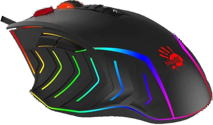 A4Tech Bloody J95 2-Fire RGB Animation Gaming Mouse schwarz, USB