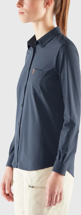 Fjällräven Övik Lite Hemd langarm navy (Damen)