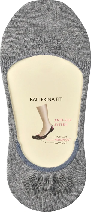 Falke Step Medium Cut Socken light greymel. (Damen)