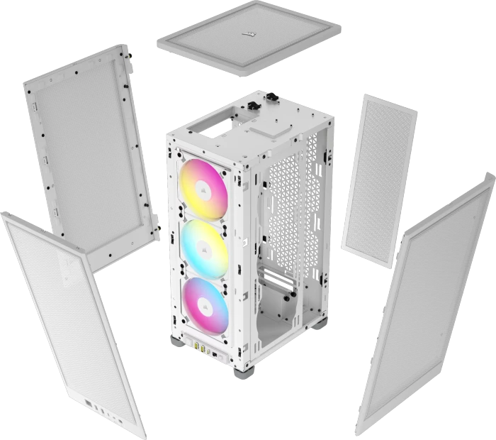 Corsair 2000D RGB Airflow, weiß, Mini-ITX