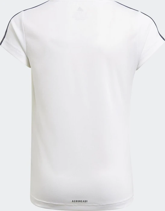 adidas Designed 2 Move 3-Streifen Funktionsshirt kurzarm white/legend ink (Junior)