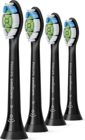 Philips HX6064/11 Sonicare W2 Optimal White Ersatzbürste schwarz, 4 Stück