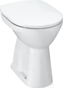 Laufen Pro Stand-WC comfort, Flachspüler, mit Spülrand, Abgang senkrecht, weiß