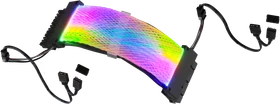 Gelid Solutions Astra, 24-Pin ATX Verlängerungskabel, RGB beleuchtet, 20cm (CA-RGB-24P-01)