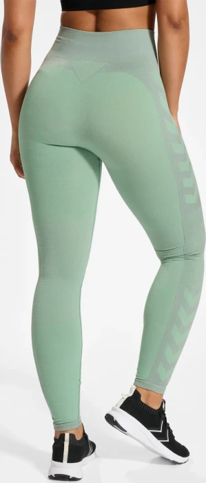 hummel CLEA Seamless Tight Hose lang chinois green (Damen)