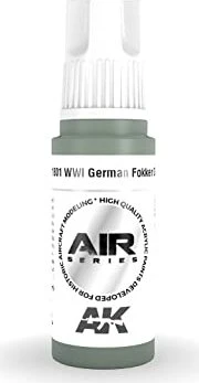 AK-Interactive 3rd Gen Acrylic Colors Air Series WWI german fokker grey, 17ml