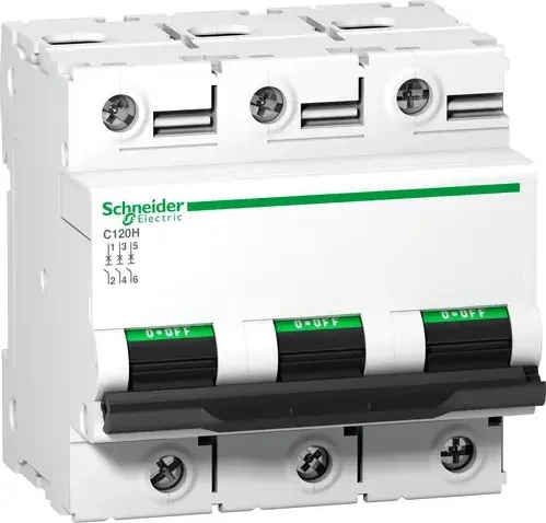 Schneider Electric Acti9 Leitungsschutzschalter C120H, 3P, 125A, B Charakteristik, 15kA