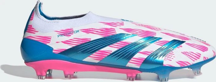 adidas Predator Elite Laceless FG cloud white/solar blue/solar pink