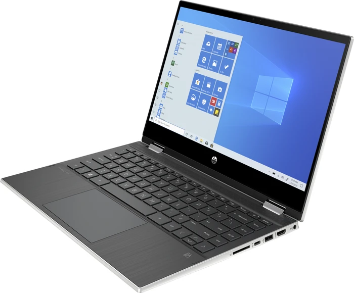 HP Pavilion x360 Convertible 14-dw1234ng, Natural Silver/Ash Silver, Core i3-1115G4, 8GB RAM, 512GB SSD, DE