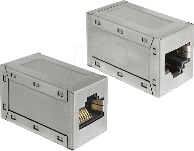 DeLOCK Patchkabelkupplung 2x RJ-45 Buchse Cat6a