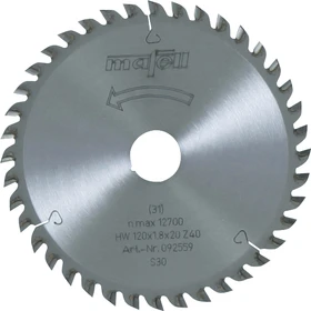 Mafell HM Kreissägeblatt 40Z, 120x1.2x20mm, 1 Stück