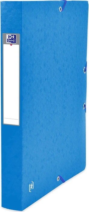 Oxford Top File+ Sammelbox, 40mm, A4, blau, 9er-Pack