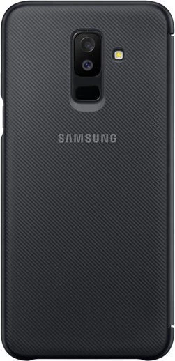 Samsung Flip Wallet für Galaxy A6+ (2018) schwarz