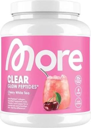 More Nutrition Clear Glow Peptides Cherry White Tea 600g
