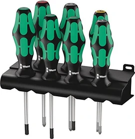 Wera Kraftform Plus Serie 300 335/350/367/7 Schraubendrehersatz, 7-tlg.