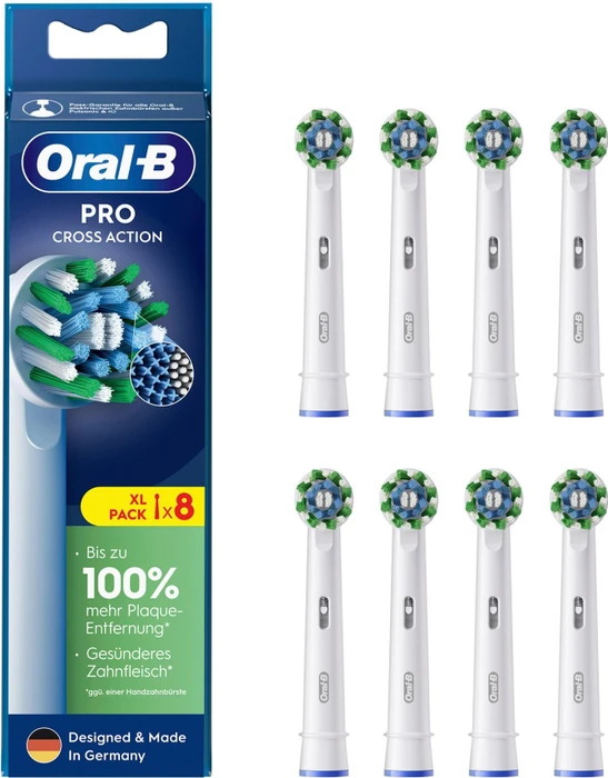 Oral-B Pro CrossAction Ersatzbürste weiß