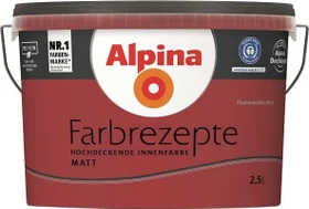 Alpina Farben Farbrezepte Innenfarbe flammendes herz matt, 2.5l