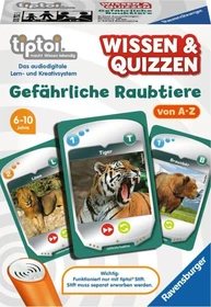 Ravensburger tiptoi Spiel: Wissen & Quizzen: Gefährliche Raubtiere
