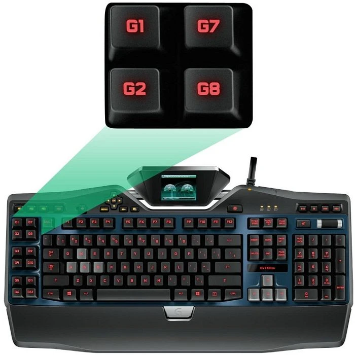 Logitech G19s Gaming Keyboard, USB, DE