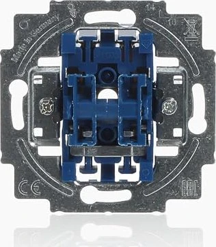 Busch-Jaeger Wipptaster-Einsatz Serientaster Serientaster 2020 US-205, für 2 Wippe(n) 2 Schließer 10 A
