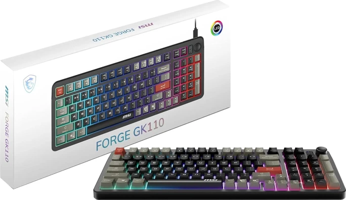 MSI FORGE GK110, LEDs RGB, USB, US