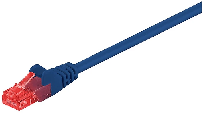 MicroConnect Patchkabel, Cat6, U/UTP, RJ-45/RJ-45, 1.5m, blau