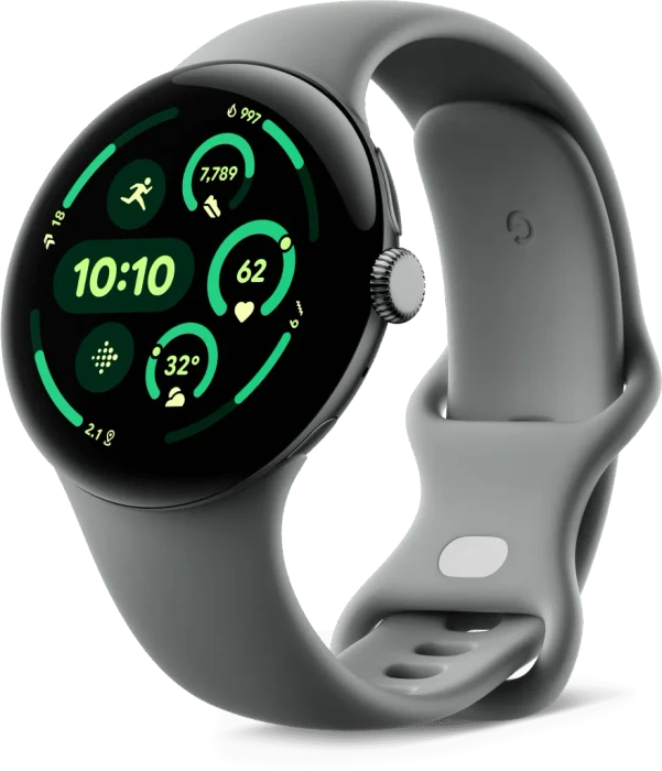 Google Pixel Watch 3 (LTE) 45mm Matte Hazel mit Sportarmband Hazel