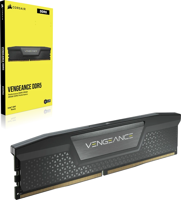 Corsair Vengeance schwarz UDIMM 32GB, DDR5-5600, CL40-40-40-77