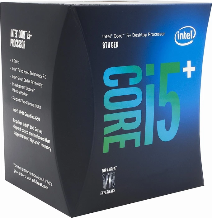 Intel Core i5-8500, 6C/6T, 3.00-4.10GHz, boxed