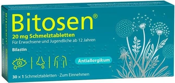 Bitosen 20 mg Schmelztabletten, 30 St