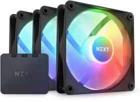 NZXT F Series F120 RGB Core Triple Pack, Matte Black, schwarz, 120mm, 3er-Pack