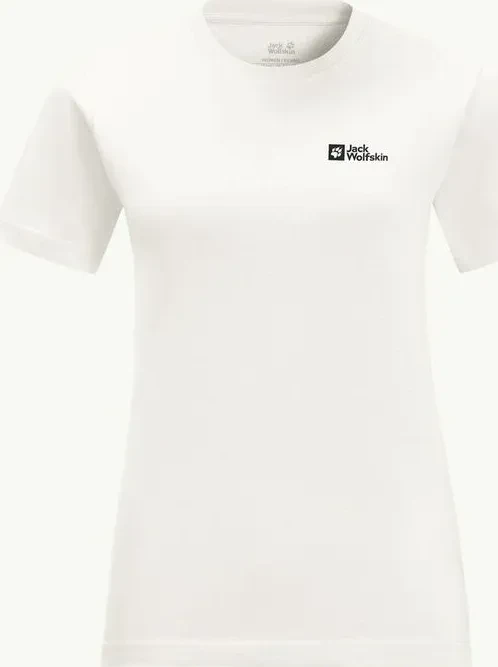 Jack Wolfskin Essential T-Shirt kurzarm weiß (Damen)