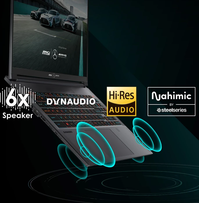 MSI Stealth 16 Mercedes-AMG Motorsport A13VG, Selenite Gray, Core i9-13900H, 32GB RAM, 2TB SSD, GeForce RTX 4070, DE