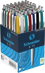 Schneider K15 M Kugelschreiber sortiert, 50er-Pack
