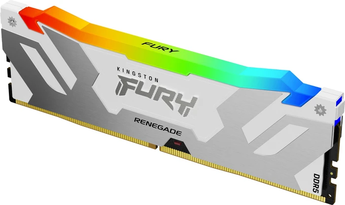 Kingston FURY Renegade RGB weiß/silber UDIMM 32GB, DDR5-6400, CL32-39-39, 2RX8