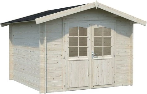 Palmako Lotta 7.3m² Gartenhaus transparent tauchgrundiert
