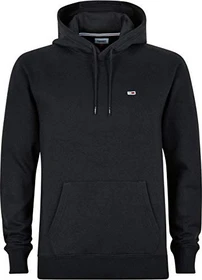 Tommy Hilfiger Fleece mit Flag Patch Hoodie schwarz (Herren)