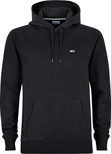 Tommy Hilfiger Fleece mit Flag Patch Hoodie schwarz (Herren)