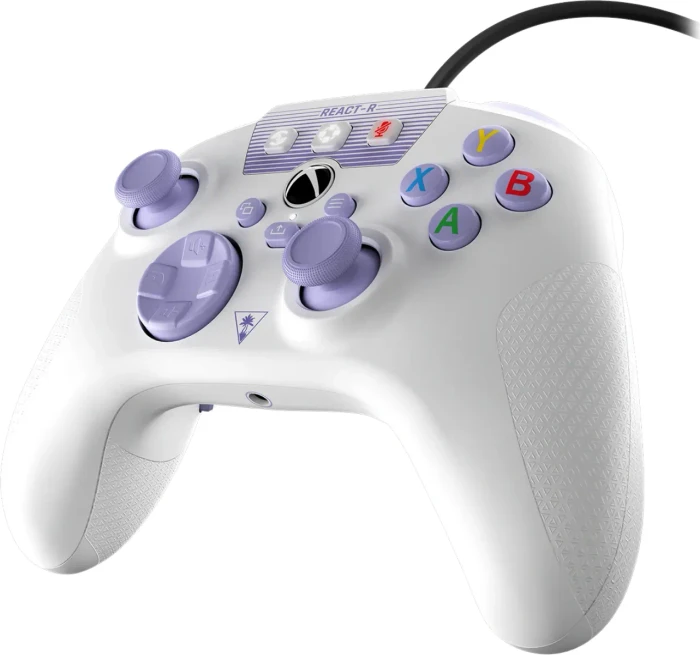 Turtle Beach React-R Wired Controller weiß/violett (Xbox SX/Xbox One/PC)