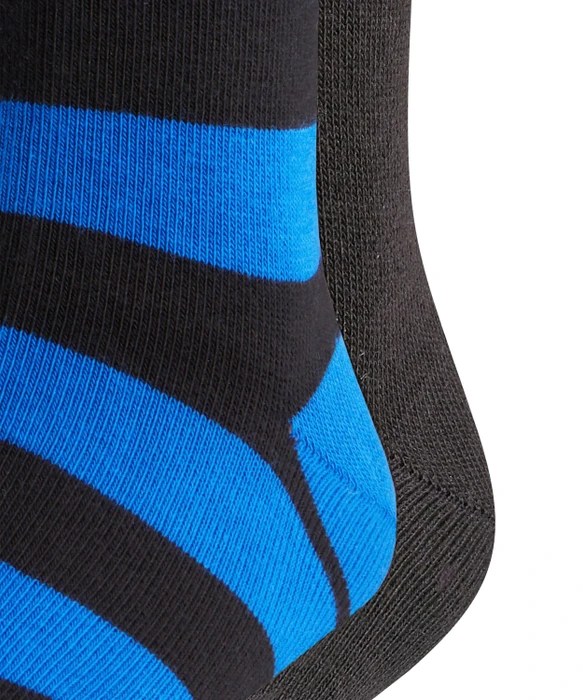 Falke Happy Stripe Socken schwarz, 2 Paare (Junior)