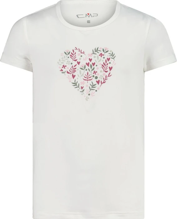 CMP Print Funktionsshirt kurzarm weiß (Junior)