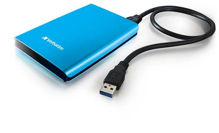 Verbatim Portable Colour Edition blau 500GB, USB 3.0 Micro-B