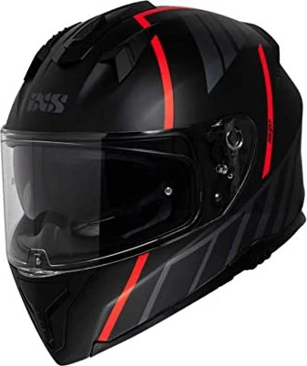iXS 217 2.0 matt schwarz/rot