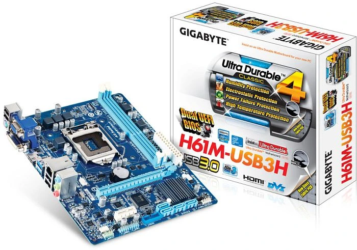 GIGABYTE GA-H61M-USB3H (Intel 1155)