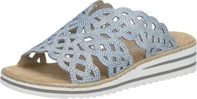 Rieker V0689 Pantoletten blau (Damen)