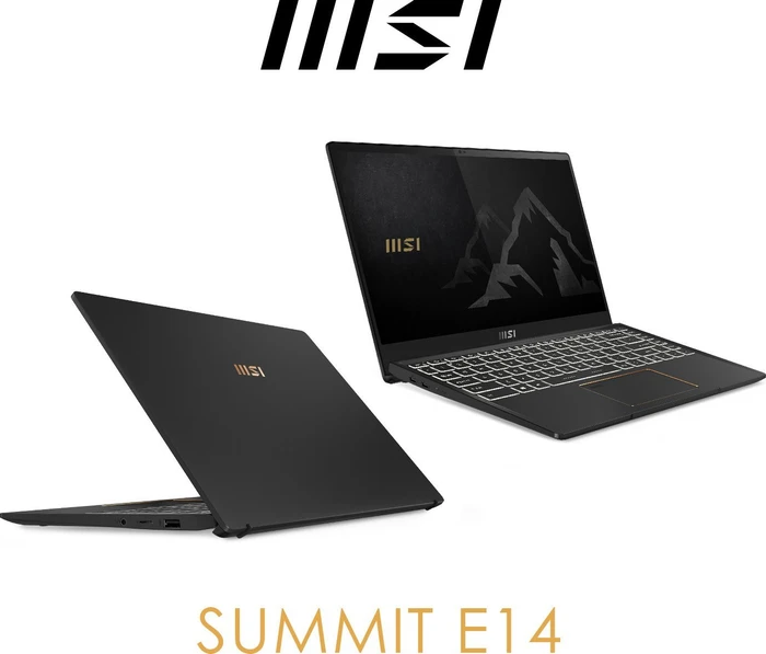 MSI Summit E14 A11SCST-076FR, Ink Black, Core i7-1185G7, 16GB RAM, 1TB SSD, GeForce GTX 1650 Ti Max-Q, FR
